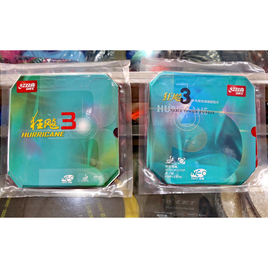 Karet Bet Pingpong Karet Bet Tenis Meja DHS HURRICANE 3 NEO