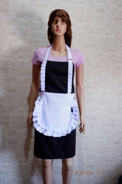 Celemek / Apron Renda Kombinasi