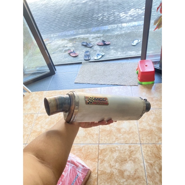 silincer knalpot mcc original trioval