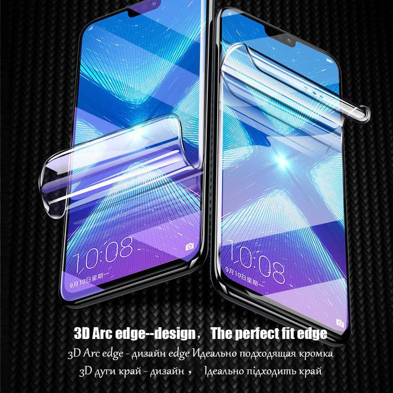 99D 2-1Pcs Hydrogel Film For Huawei P Smart Z 2018 2019 Y6 Screen Protector For Huawei Mate 20 P20 Lite P30 Pro Film Not Glass