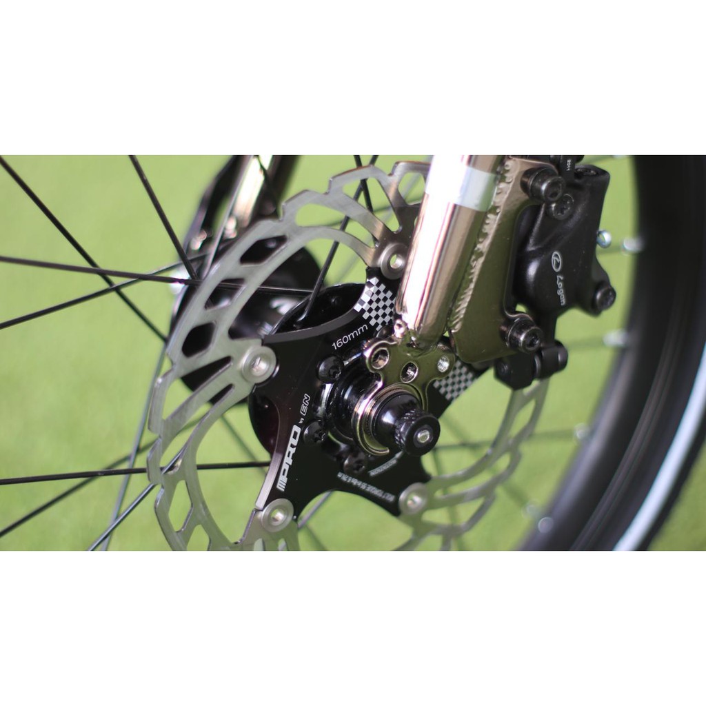 Sepeda Lipat Element Troy 10 sp Black Diamond Frame Chromoly Rem Cakram Hydraulic Garansi COD SNI-2