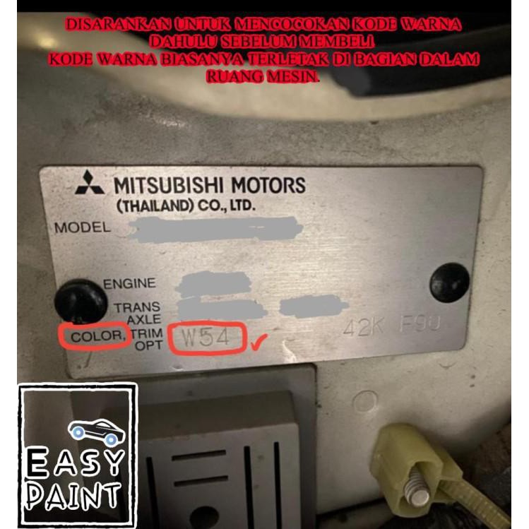 Cat Oles Pearl White W54 Mitsubishi Pajero Mirage Putih Mutiara