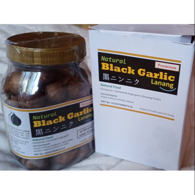 

Natural Black Garlic Lanang