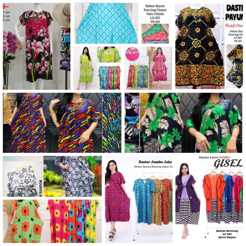 Daster promo / Daster Jumbo / Standart / daster payung / daster murah