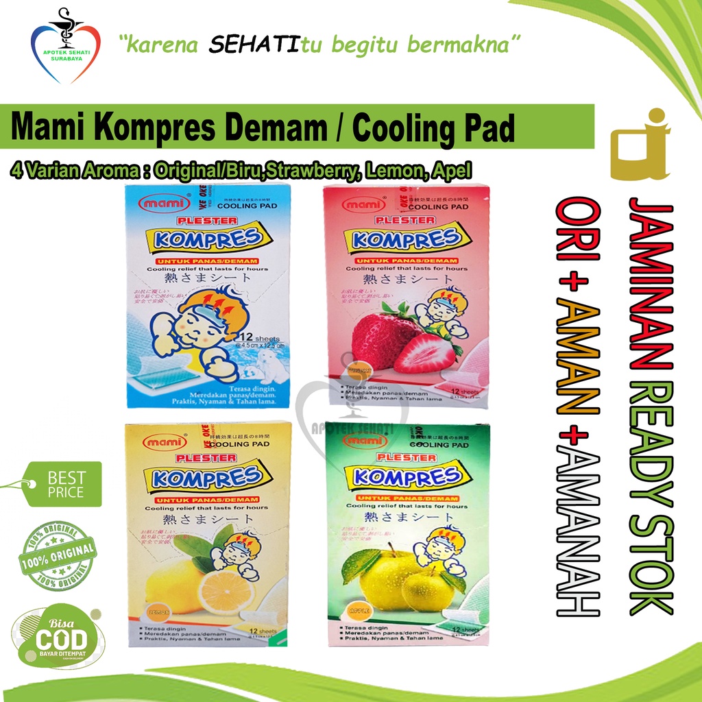 Mami Plester KOMPRES Kompres Plester Untuk Panas/Demam