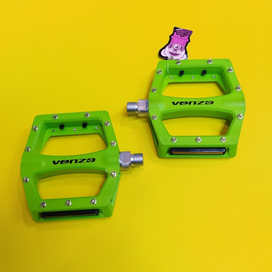 Pedal Sepeda MTB Venzo Alloy Hijau not wellgo strummer ritchey