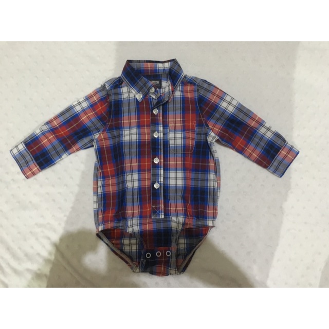Oshkosh tartan merah