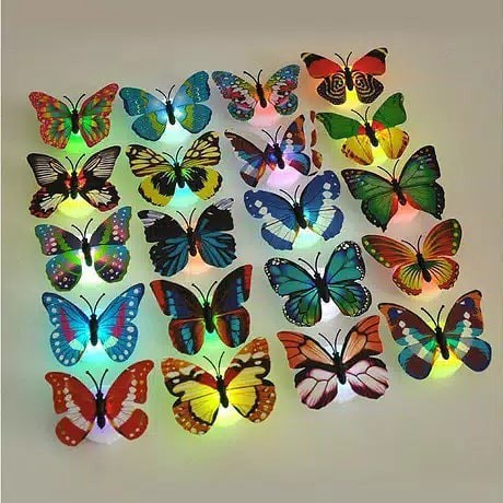 [NEW] Lampu Kupu kupu Led light Butterfly Lampu hias Kupu kupu Night Dekorasi Kamar Tidur