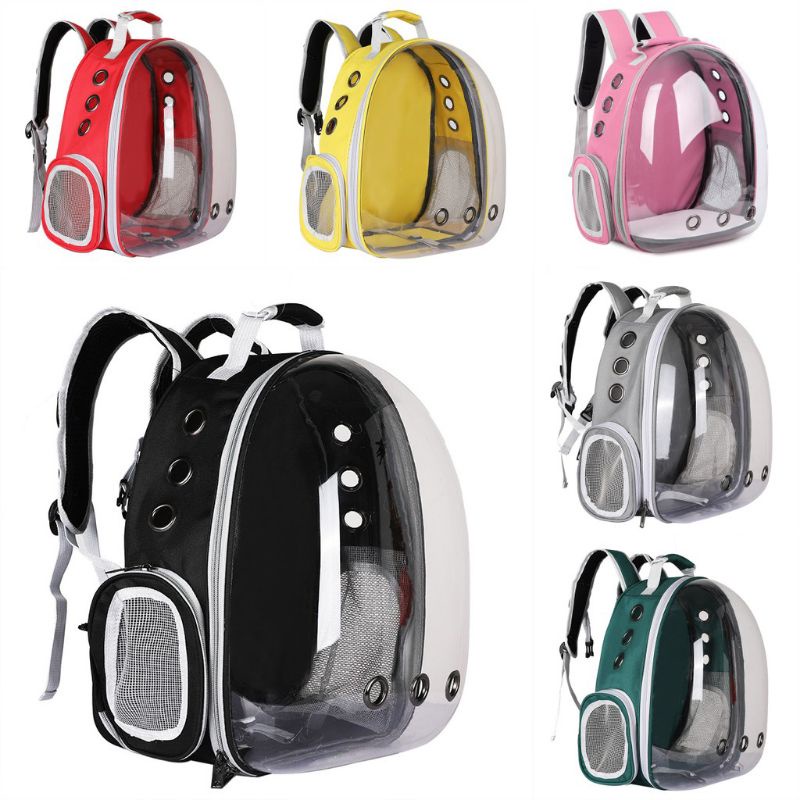 Tas Ransel Cabin Kucing Transparan Cat Bag Carrier