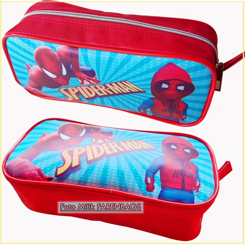 

Tempat Pensil Karakter Kartun Spider-man Kotak Pensil Anak Cowo Tempat Pensil Murah dan Berkualitas- SP