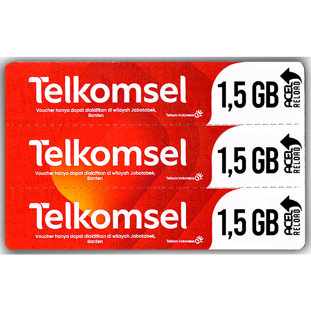 Vc Telkomsel Simpati 1.5 GB 3hari telkomsel 1,5