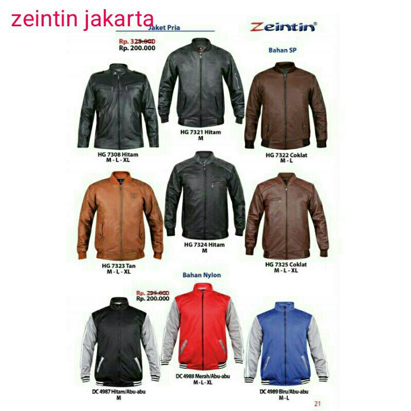 zeintin jaket pria