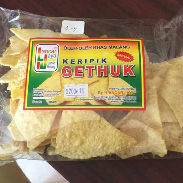 

Kripik gethuk khas kota malang