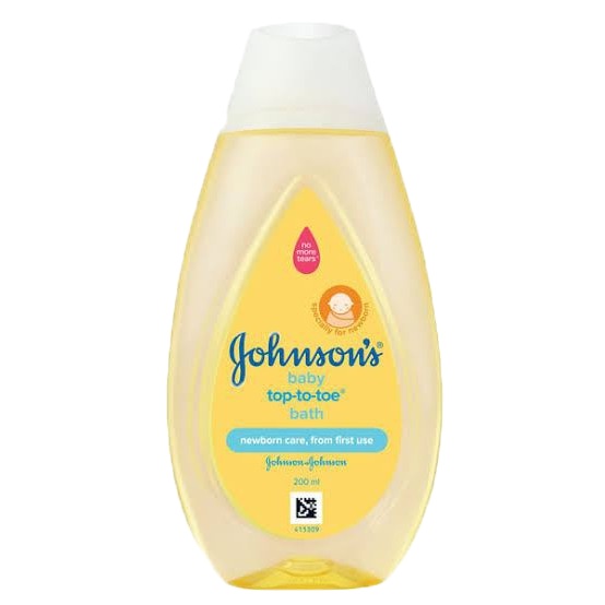 Johnson's Hair &amp; Body Wash Top To Toe 200 Ml Harum Wangi  | Sabun Cair Johnson's  Isi Ulang| Sabun Mandi Bayi