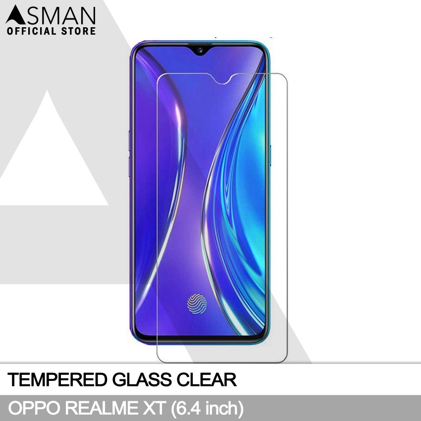 Tempered Glass OPPO Realme XT (6.4&quot;) | Anti Gores Pelindung Layar Kaca - Bening