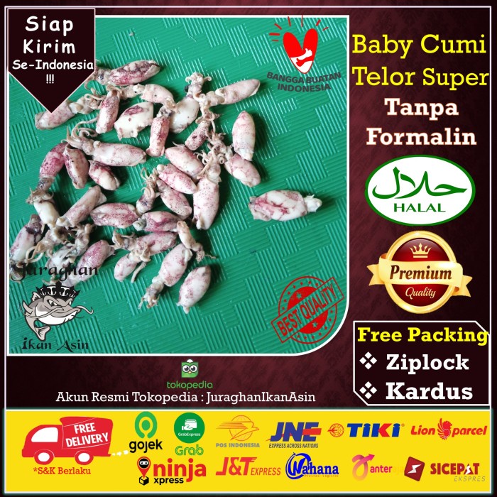 

Cumi Baby / Baby Cumi Kering Kualitas super dan Premium, 500 Gr