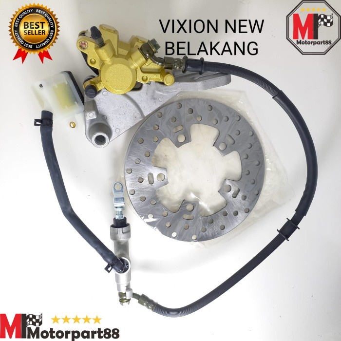 REM CAKRAM BELAKANG ASSY KOMPLIT MASTER SET VIXION NEW KNZ