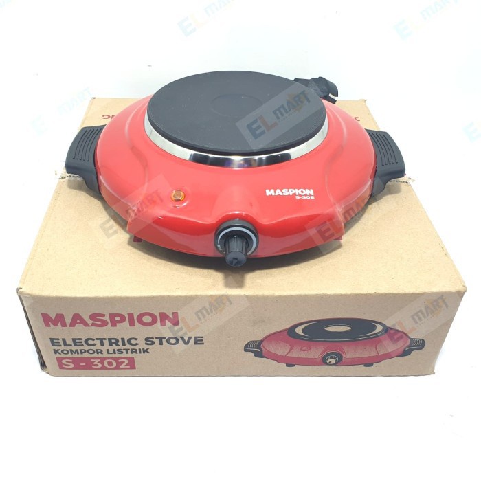 Maspion Kompor Listrik Portable S 302 - S302 - S-302  electric stove Merah