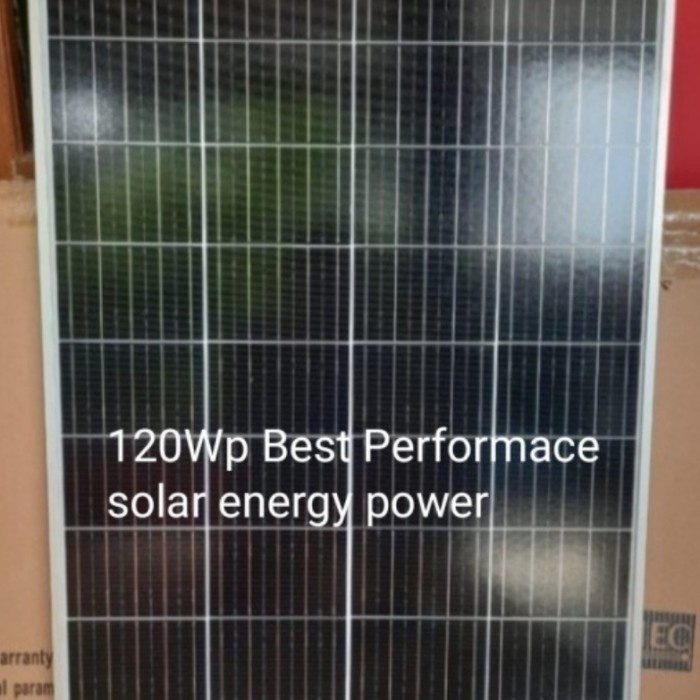 Panel Surya 120wp Monocristaline Mono Cell Best Perfomance