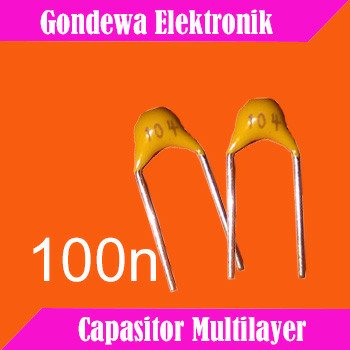 Capasitor 100n 104 multilayer