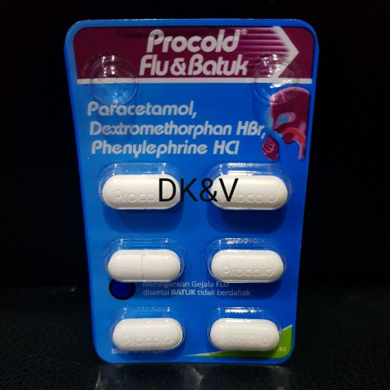 Procold Flu dan Batuk Per Strip 6 Tablet