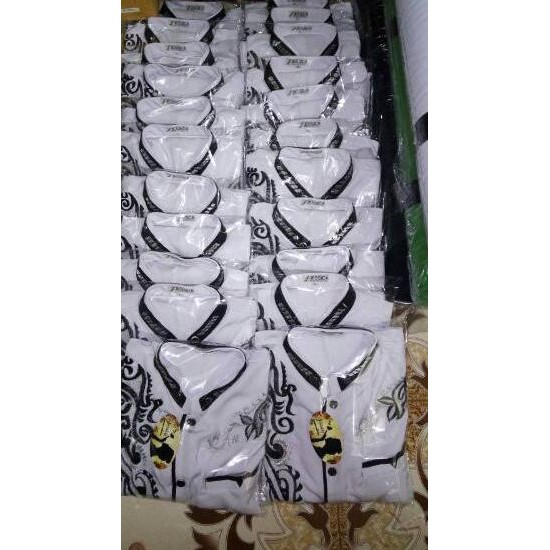 PLB JASKO BORDIR JASKO PUTIH LIST HITAM JASKO PRIA JASKO COWO JASKO KEREN JASKO LAKI LAKI BAHAN HIGT