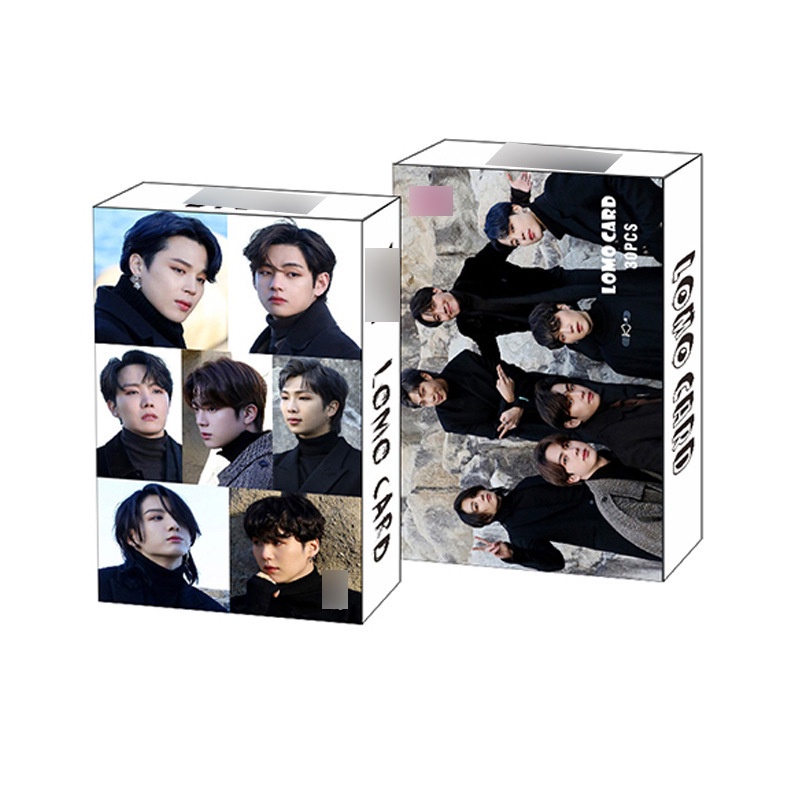 30pcs / box Kartu Foto Lomo BTS soul 7