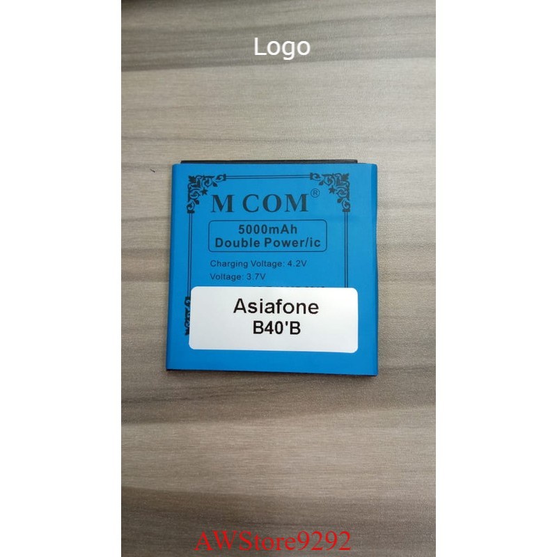 Mcom Battery Batre Baterai Double Power Mcom Asiafone AF11 AF9877 B40B B40-B B40 B