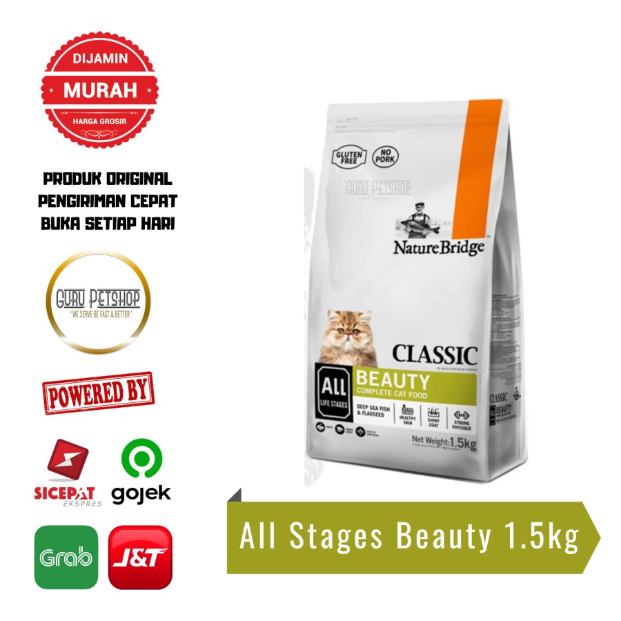 Nature Bridge Beauty Cat Food All Stages 1.5kg Nature Bridge Beauty