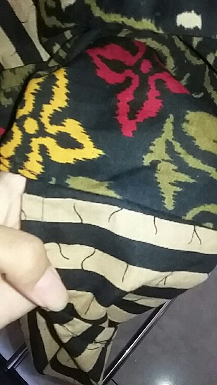 Baju Tunik Batik Fashion Atasan Tunik Cewek Kantor Outer Solo Td 178