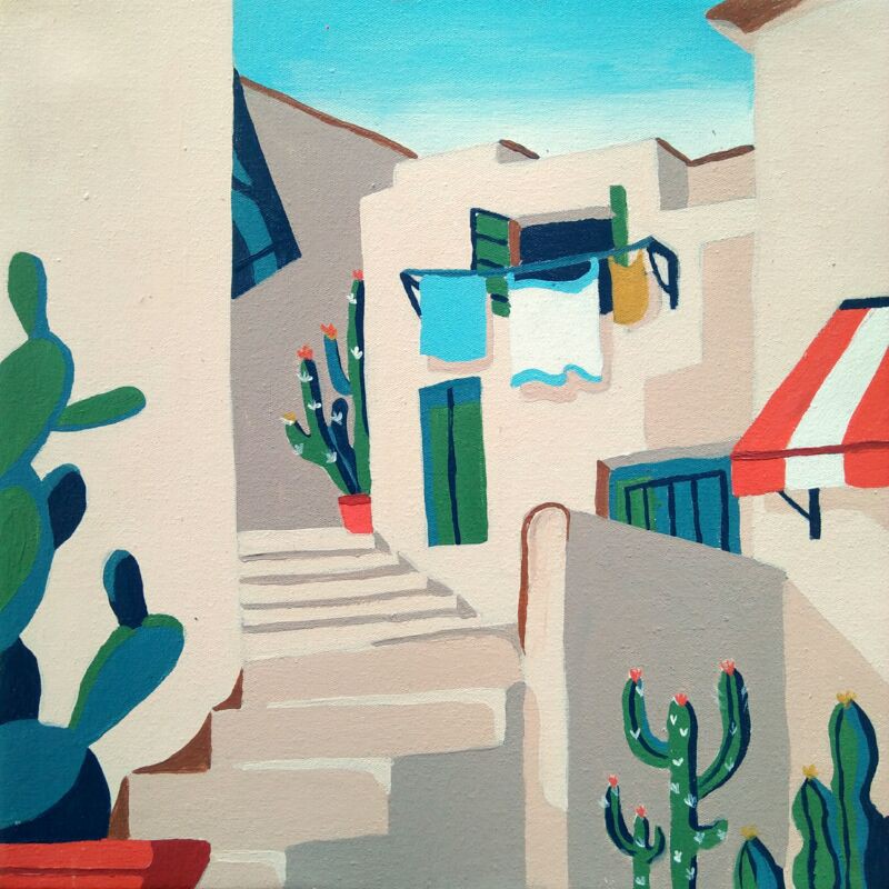 

PAINTING KIT mexico | canvas 20x20