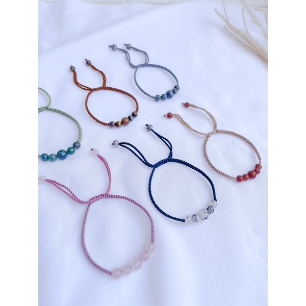 Gelang Batu / Gelang Tali Batu / Gelang Tangan / Gelang Wanita / Gelang Tali