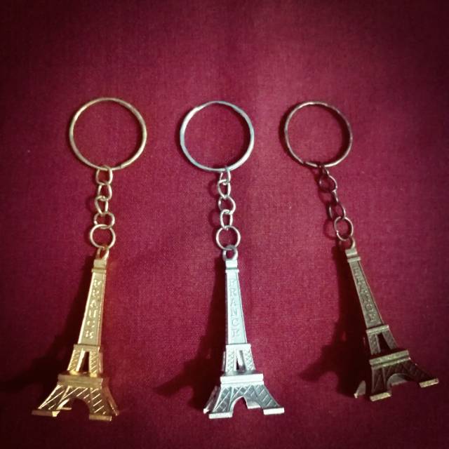 gantungan kunci eiffel termurah