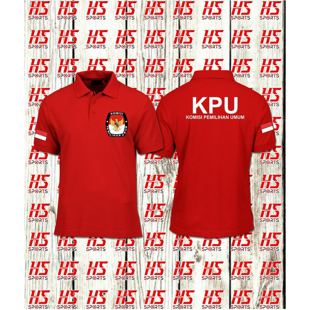 Poloshirt KPU - Kaos Polo KPU Komisi Pemilihan Umum - Baju Kaos KPU - Polo Komisi Pemilihan umum