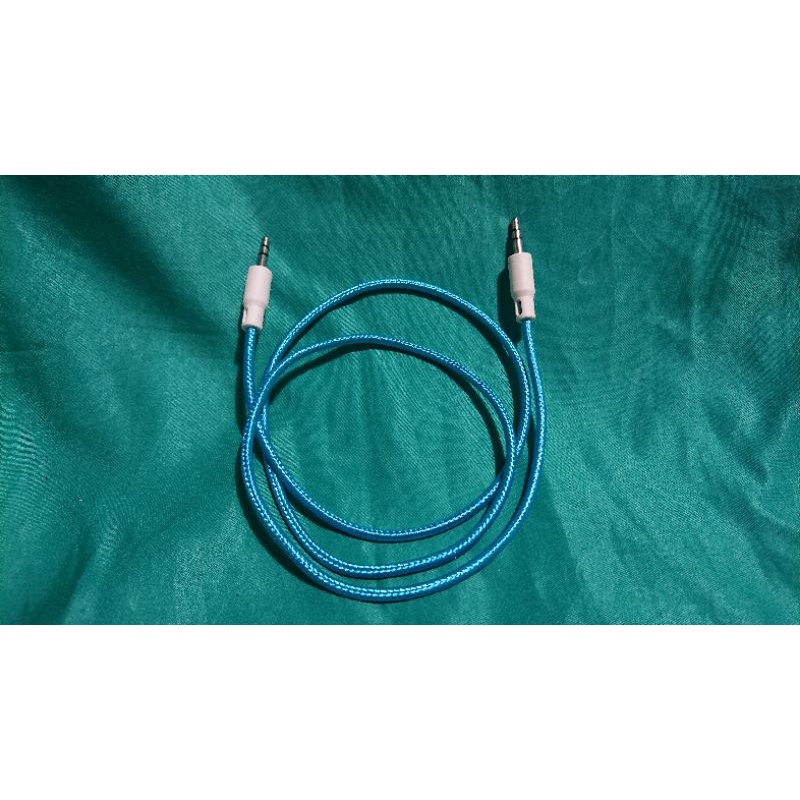 KABEL AUX 1 KE 1 - JACK AUDIO 1 KE 1 MODEL TALI SEPATU