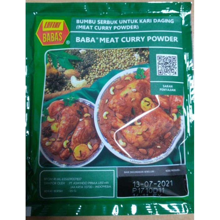 

PROMO: 3 Babas (Bumbu kari daging atau Bumbu cabe bubuk atau kari ikan)