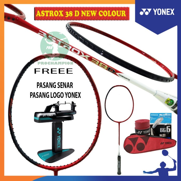 NEW COLOR YONEX ASTROX 38S 38 D GIDEON RAKET BADMINTON ORIGINAL - ASTROX 38 D