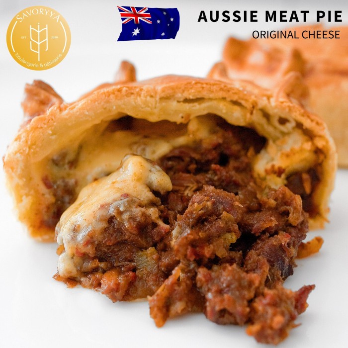 

Aussie Meat Pie Original + Cheese SAVORYYA