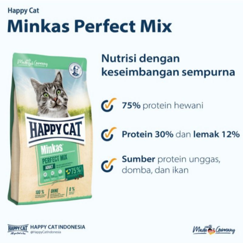 (FRESHPACK) Happycat minkas Perfect Mix freshpack || HAPPY CAT MINKAS PERFECTMIX freshapck