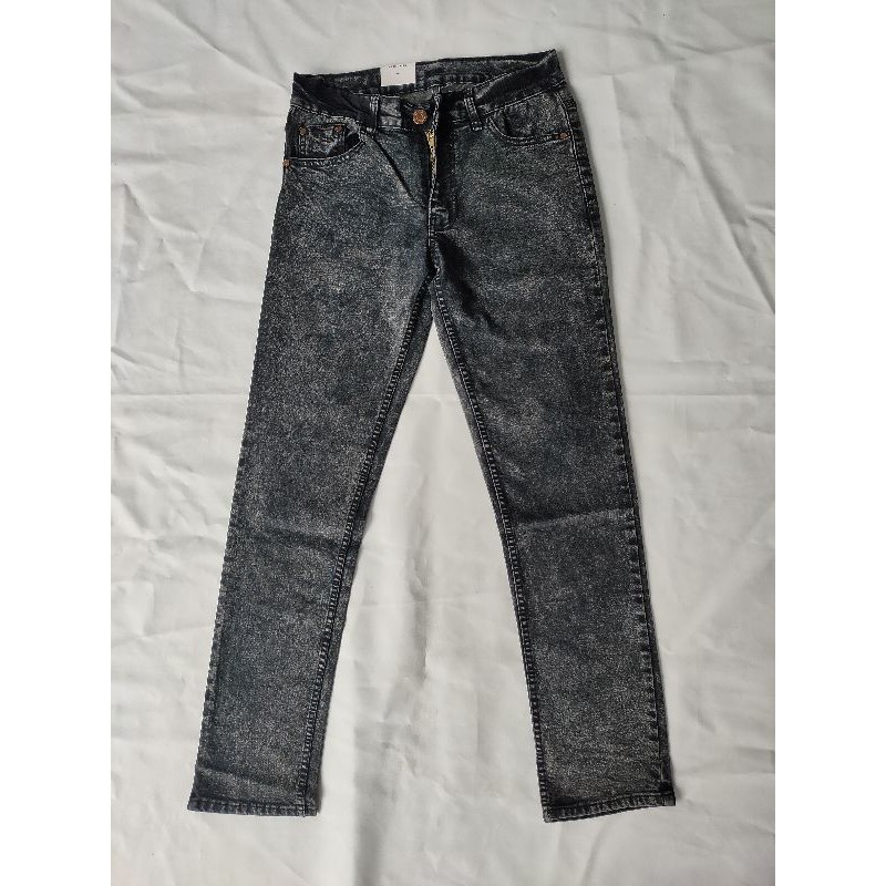 celana panjang pria skinny size 27-38 sandwash snow