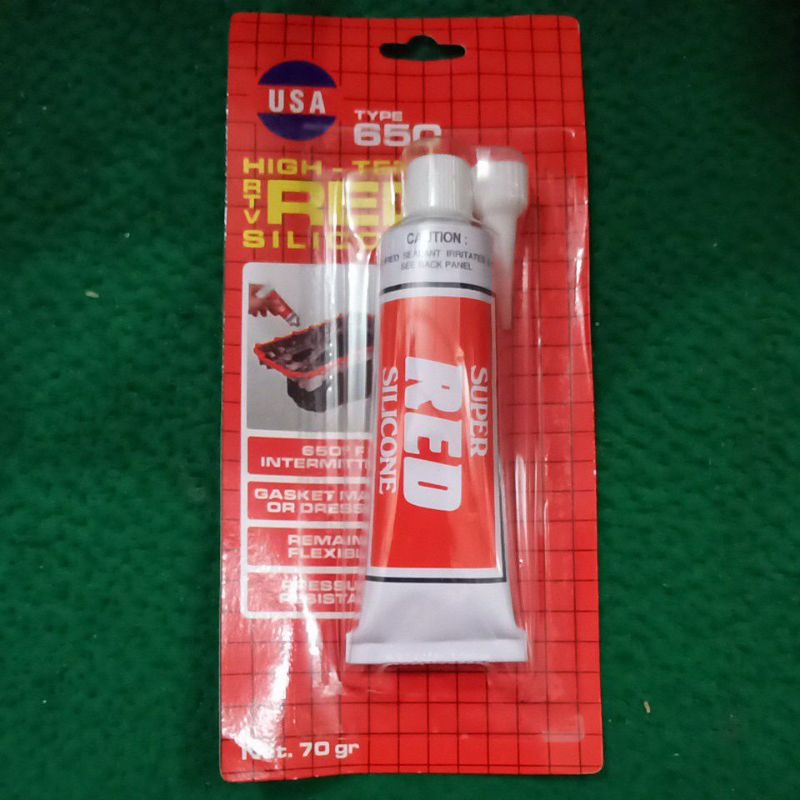 

lem red besar lem gasket lem paking super red silicone 70gr