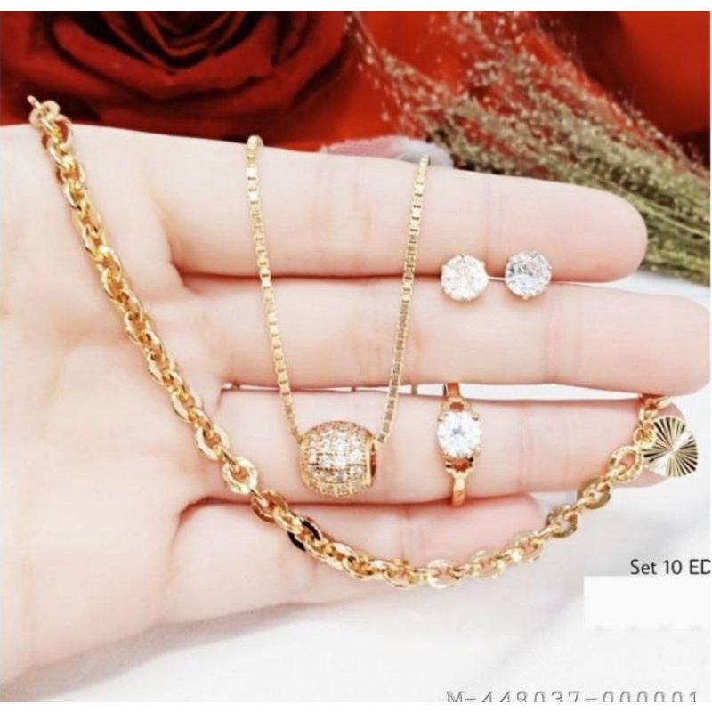 Set perhiasan dewasa permata 1