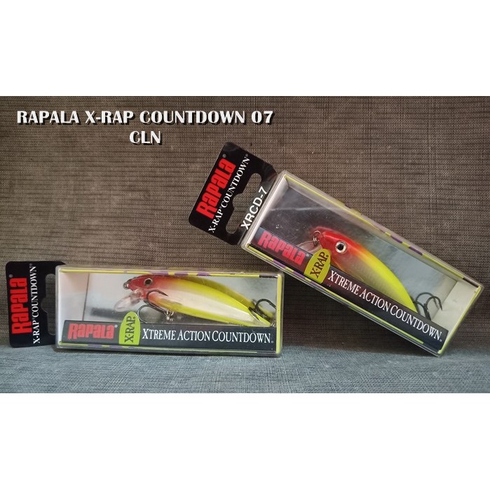 Umpan Casting Rapala X-Rap Countdown 07 warna CLN