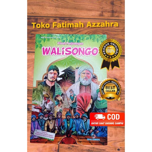 Buku kisah perjuangan Walisongo full colour di sertai tata cara ziarah kubur