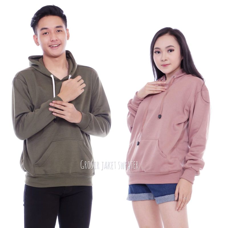 HOODIE JUMPER (PRIA &amp; WANITA)