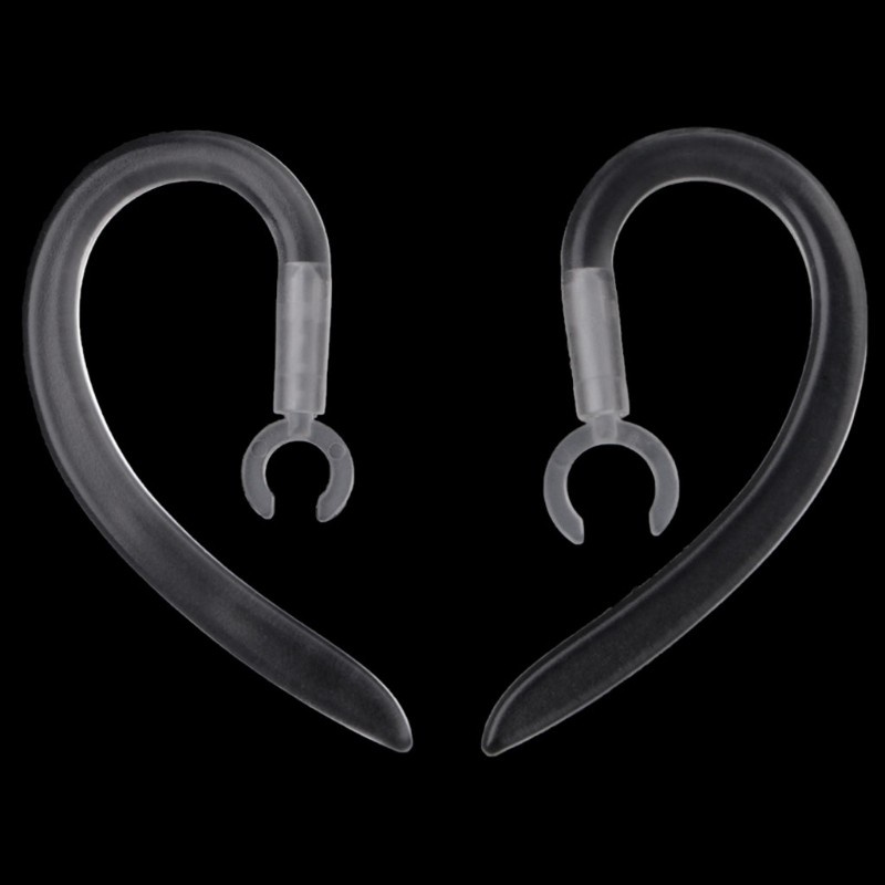 Cre 1pc Kait Telinga Bahan Silikon Dapat Ditarik Untuk Headset Bluetooth / Earphone