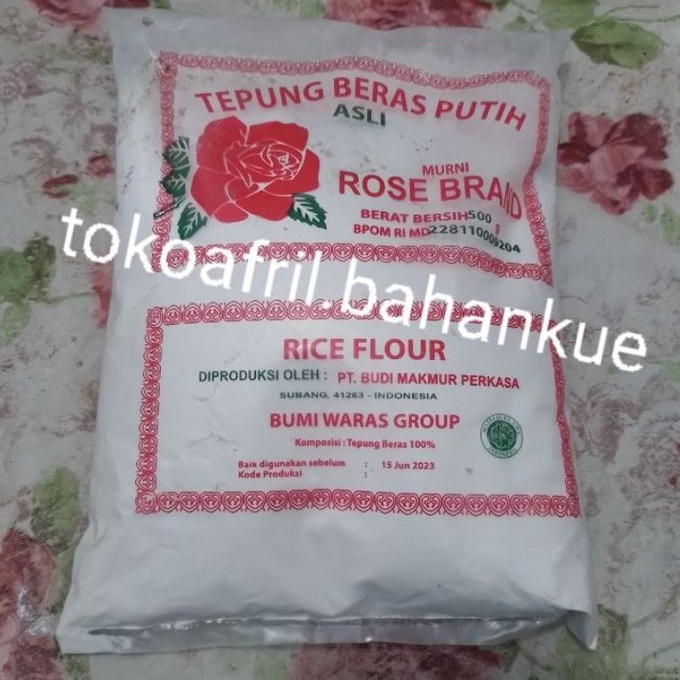 

tepung beras putih 500g rose brand