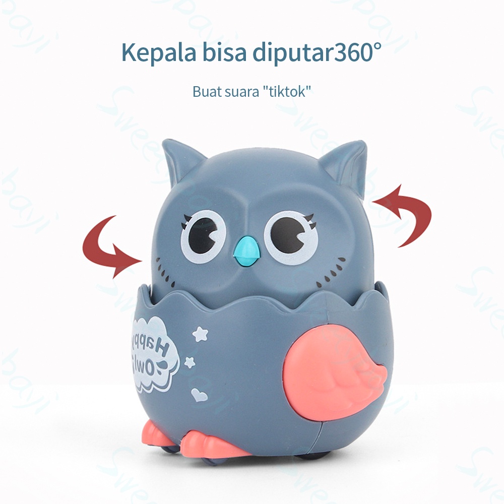 SKIKI91 - Mainan anak Burung Hantu / mainan mobil anak Inertial Force To Slide Tidak perlu baterai