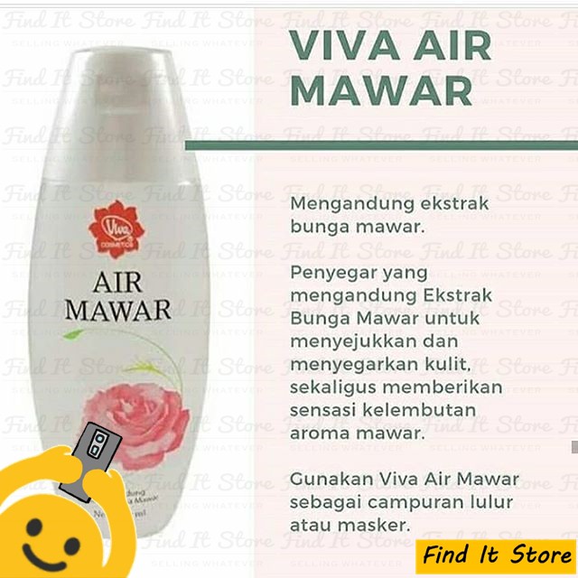 Viva Air Mawar 100ml 100 ml BPOM Toner Wajah Original