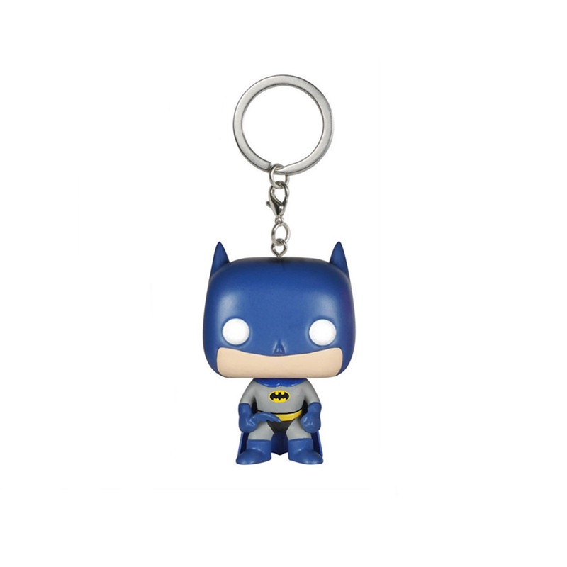 Funko POP Gantungan Kunci Action Figure DC Batman Black Panther Bat-man Bahan PVC Untuk Hadiah